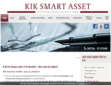 Tablet Screenshot of kik-smart-asset.de